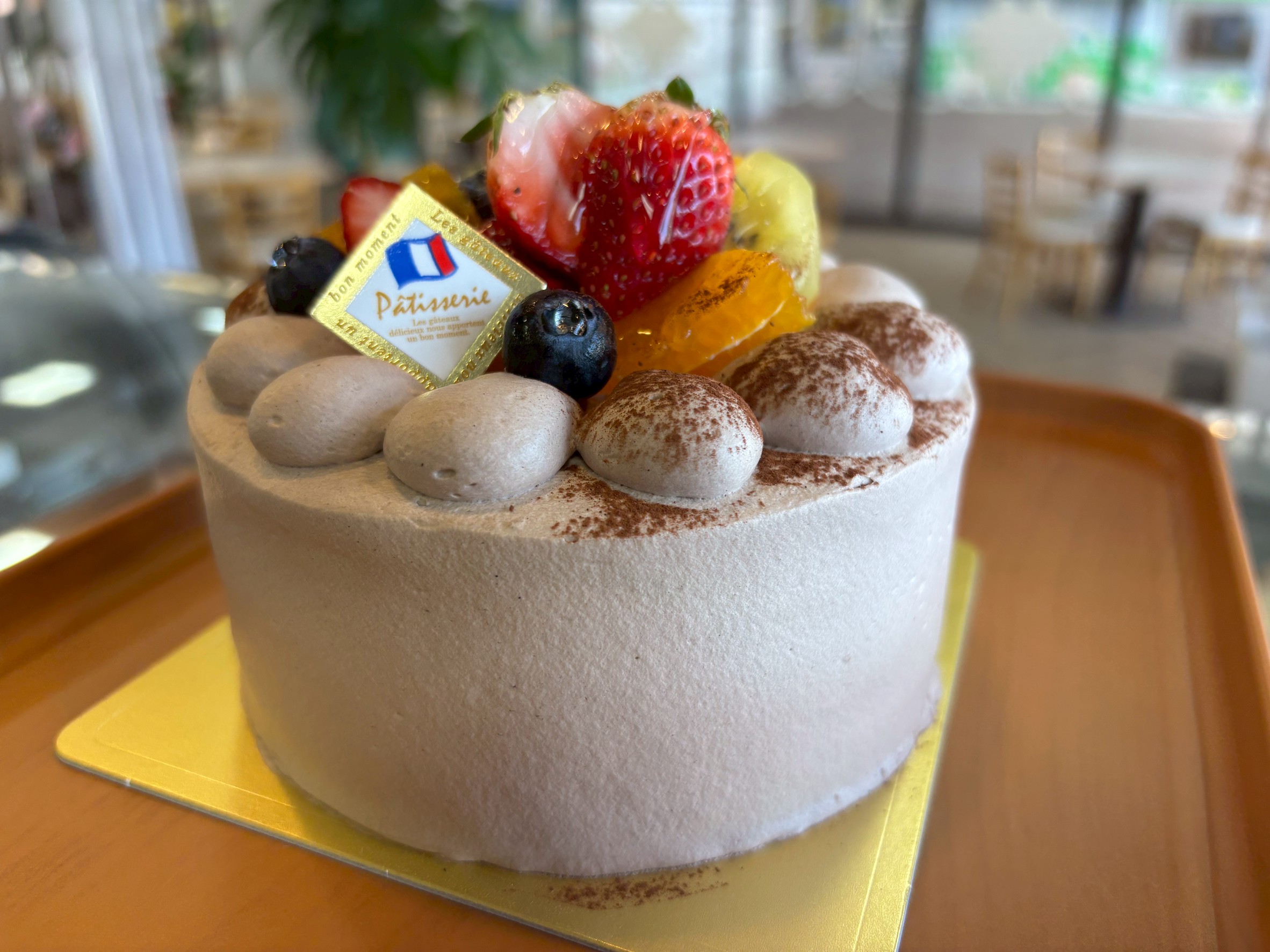 今有花の生菓子